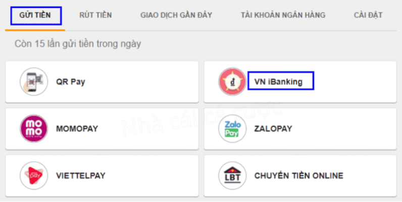 nạp tiền 188bet: nhận ưu đãi hấp dẫn ngay hôm nay! 6 chọn hình thức gửi tiền vn ibanking