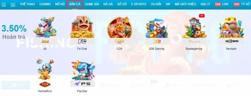 hướng dẫn chơi bắn cá jun88 đơn giản và chi tiết 1 chọn sảnh chơi bắn cá jun88
