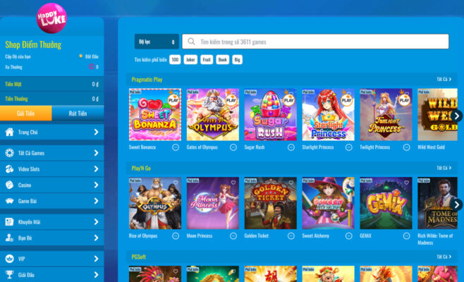 chiến thắng cùng game slot happyluke: tham gia ngay! 2 chọn sảnh chơi và game slot happyluke