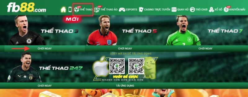 cá cược bóng bàn fb88: hướng dẫn tham gia chỉ 3 bước 1 chọn sảnh chơi thể thao để cá cược bóng bàn fb88