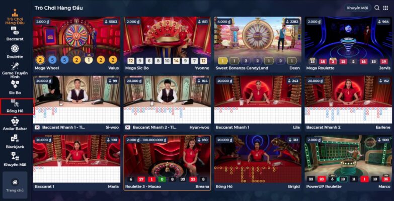 hướng dẫn chơi rồng hổ 188bet: đổi thưởng chi tiết 2 chọn tựa game rồng hổ 188bet