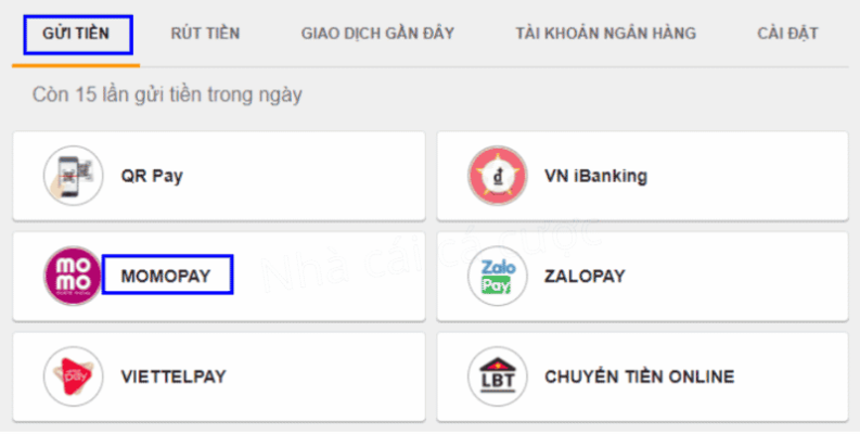 nạp tiền 188bet: nhận ưu đãi hấp dẫn ngay hôm nay! 8 đăng nhập tài khoản 188bet và chọn momo pay