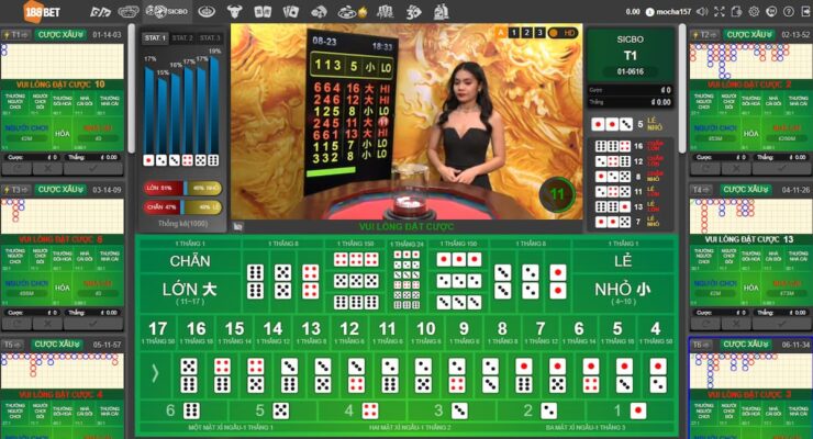 sicbo 188bet: hướng dẫn chơi tài xỉu đầy đủ 2 đặt cược và cá cược tại sicbo 188bet