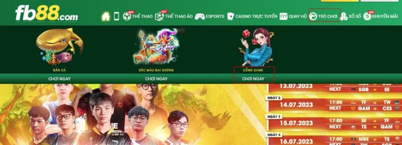 xóc đĩa fb88: hướng dẫn chơi đơn giản trong 3 bước 2 vào mục cổng game để chơi xóc đĩa fb88
