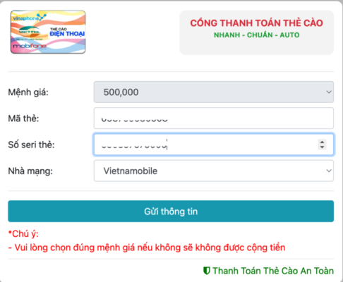 hướng dẫn nạp tiền hi88 dành cho game thủ mới 14 cách nạp tiền hi88 qua thẻ cào