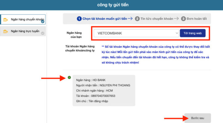 cách nạp tiền shbet nhanh chóng và đơn giản 7 nạp shbet qua ngân hàng chuyển khoản