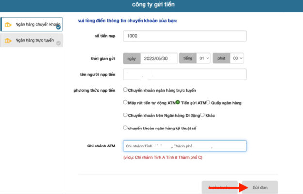 cách nạp tiền shbet nhanh chóng và đơn giản 8 xác nhận gửi tiền vào shbet
