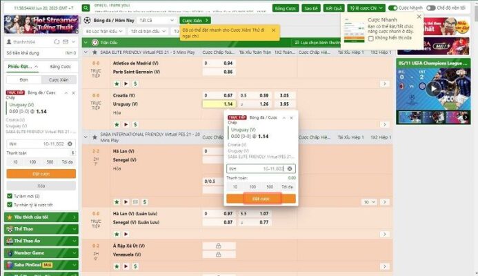 hướng dẫn cá độ bóng đá v9bet trực tuyến dễ hiểu nhất 4 chọn trận đấu và đặt cược vào bóng đá v9bet