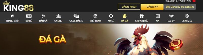 Đá gà king88